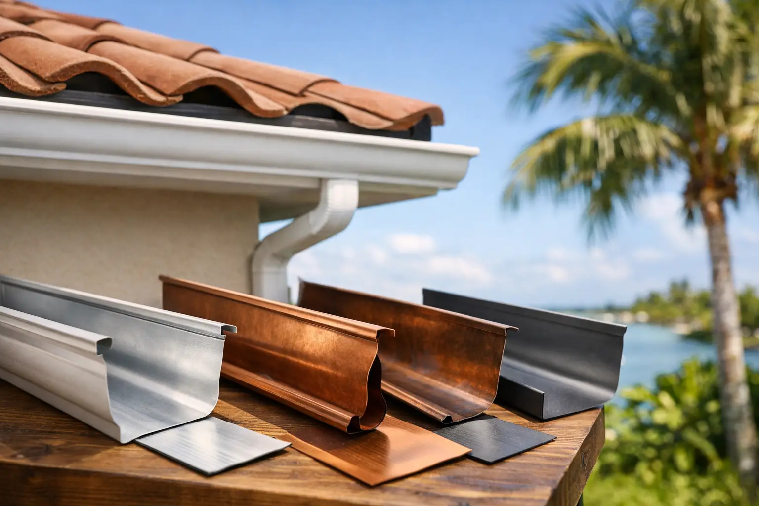 Best Gutter Materials for Florida Homes
