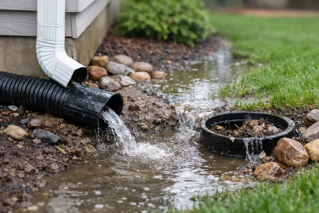 Common Downspout Drainage Problems