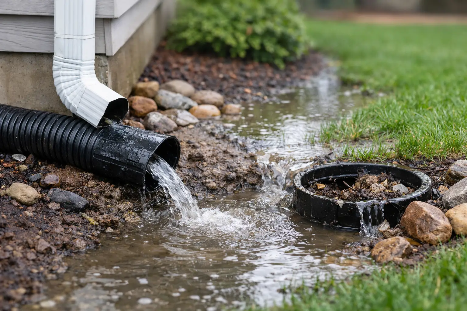 Common Downspout Drainage Problems