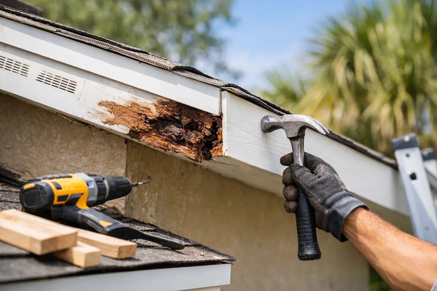 Fascia Board Rot Repair for Orlando Homes