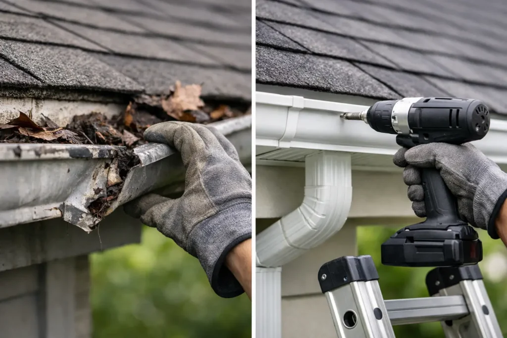Gutter Repair or Replacement: Which Makes Sense?