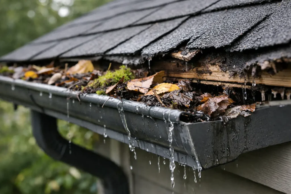 Can Clogged Gutters Damage Roof Edges?