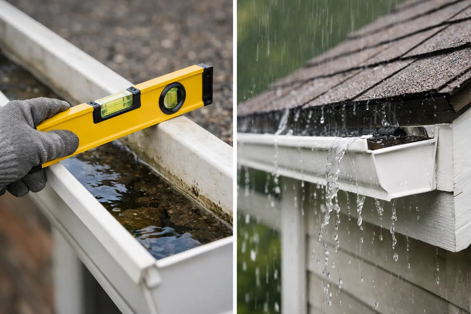 Rain Gutter Pitch Problems Explained