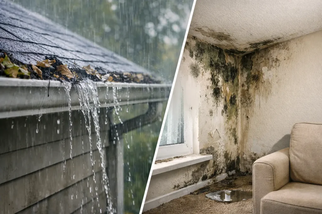 Can Bad Gutters Cause Mold in Your Home?