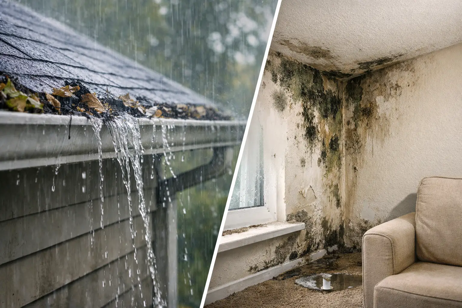 Can Bad Gutters Cause Mold in Your Home?