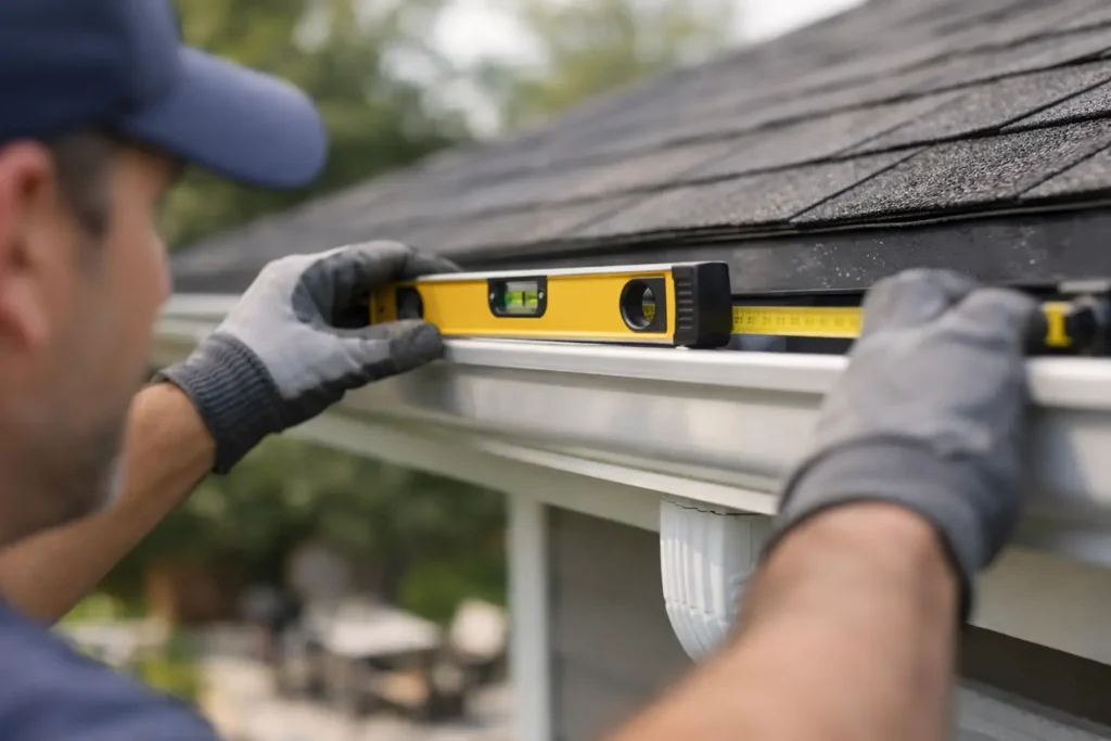 How to Check Gutter Slope at Home