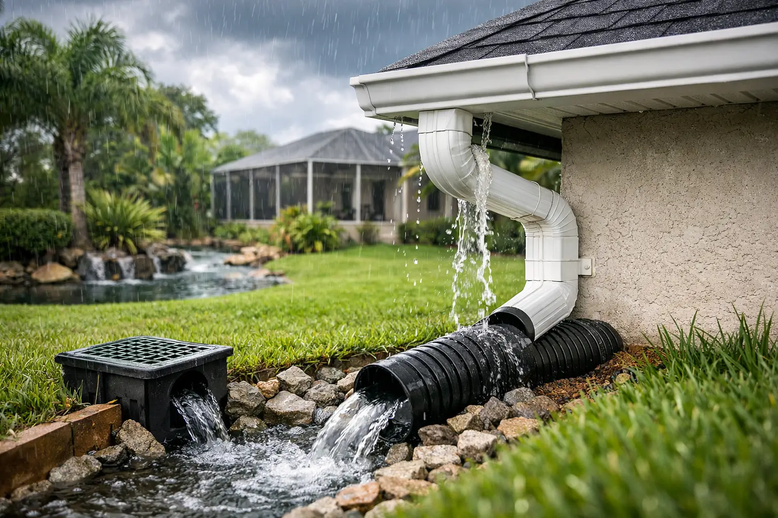 Rain Gutter Drainage Solutions for Orlando Homes