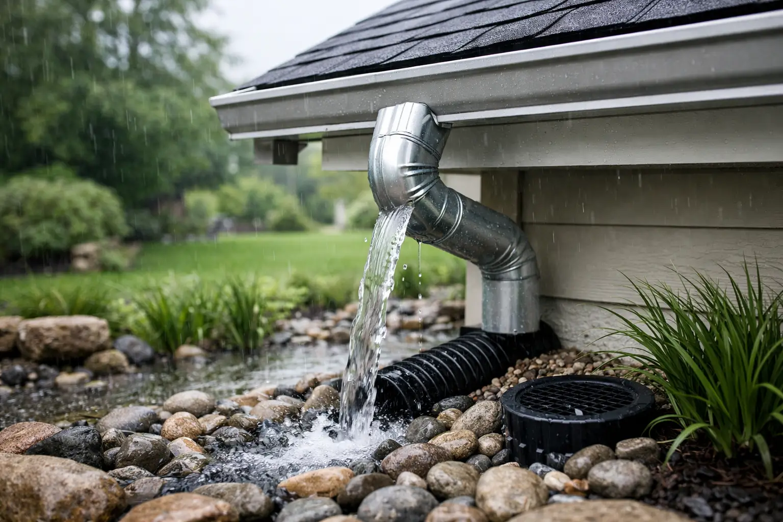 Roof Runoff Water Control That Works