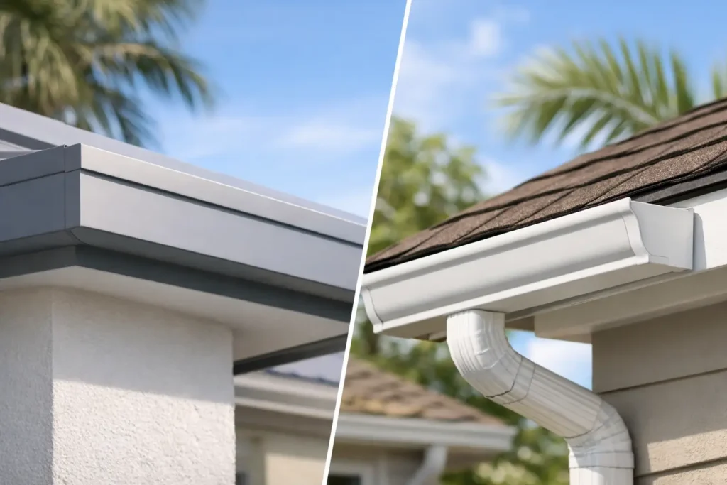 Box Gutters Versus K Gutters for Florida Homes