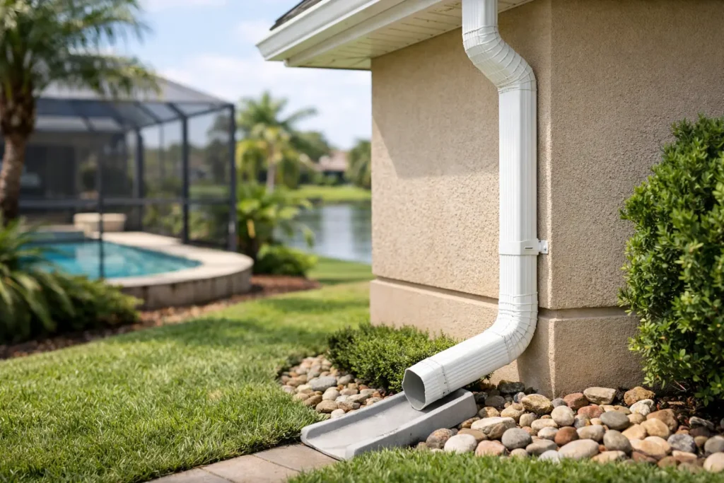 Downspout Relocation Benefits for Orlando Homes