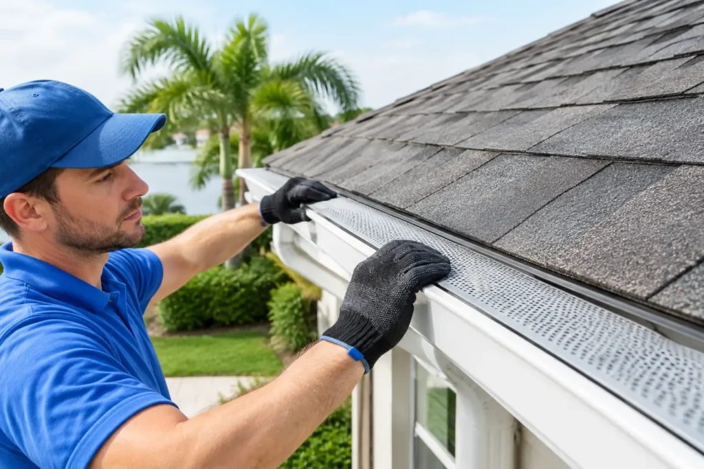 Leaf Guard Cleaning Frequency for Orlando Homes
