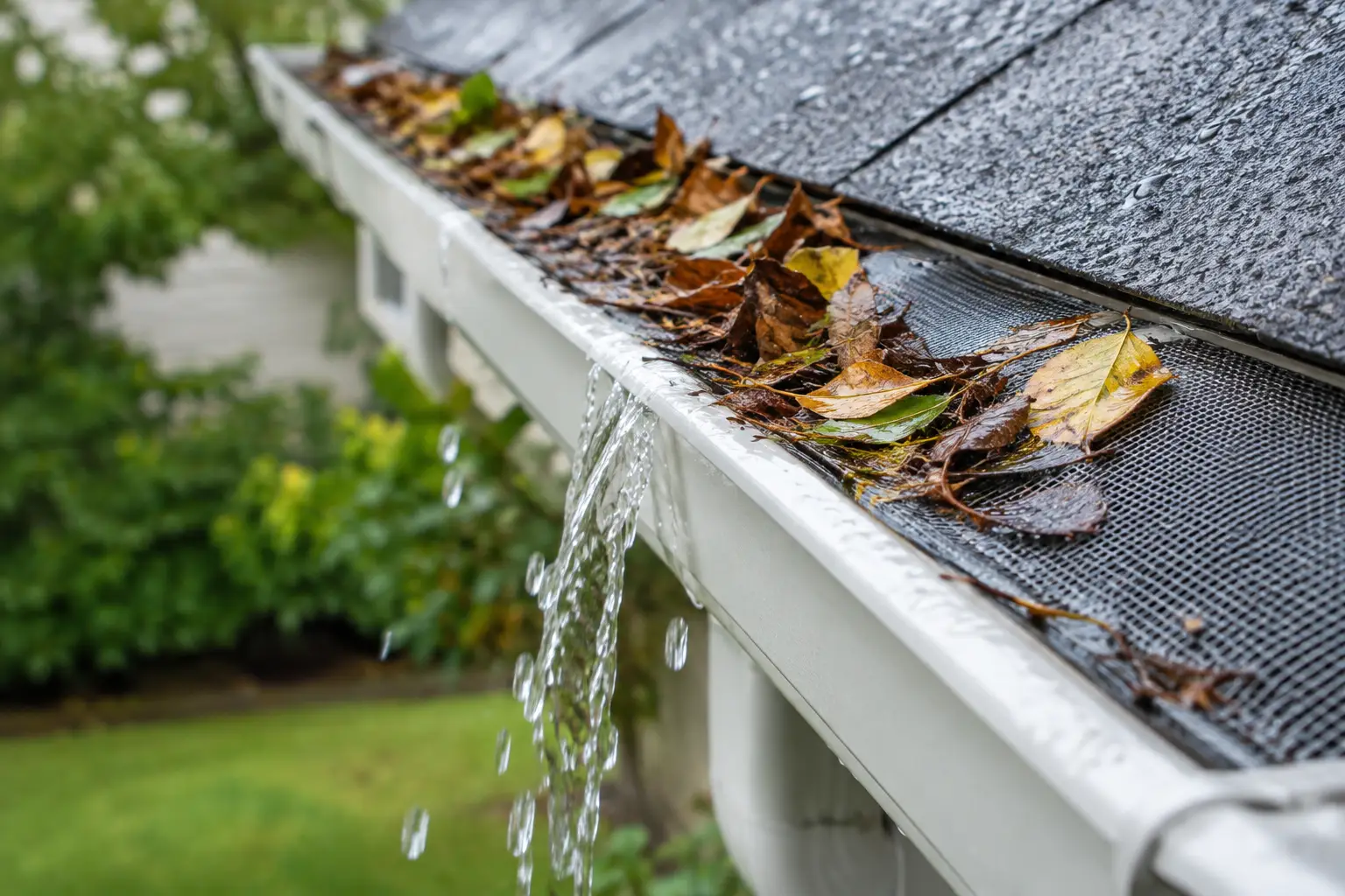 Why Leaf Guard Clogging Still Causes Overflow